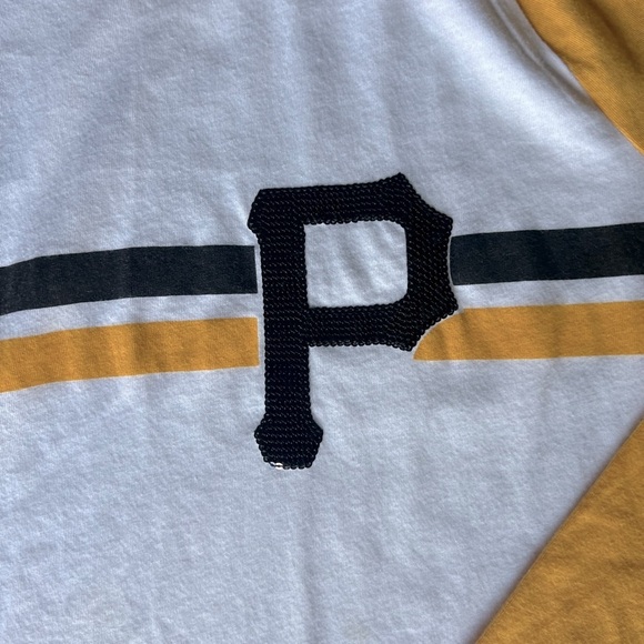 VS PINK pittsburgh pirates baseball tee size M - Picture 3 of 15